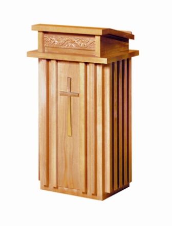 Lectern 2020 Two Interior Shelves 25 W